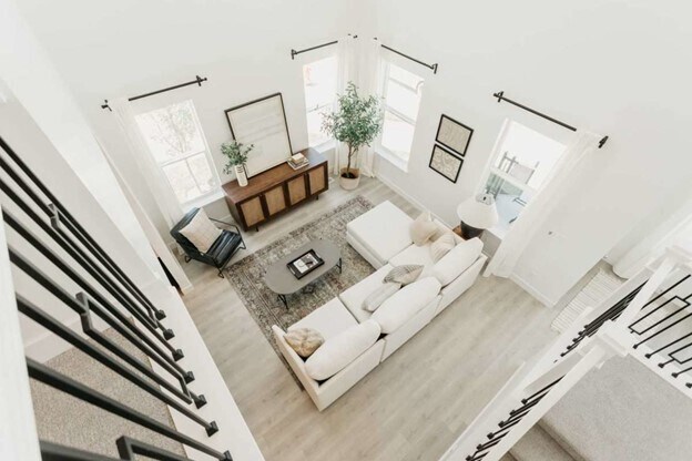 birds eye view living room - 4328 W Rex Peak Way