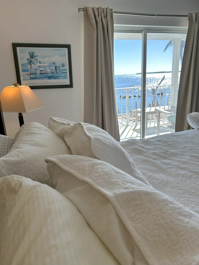 See the ocean from the king sized pillow topped mattress. - 159 Dubonnet Rd
