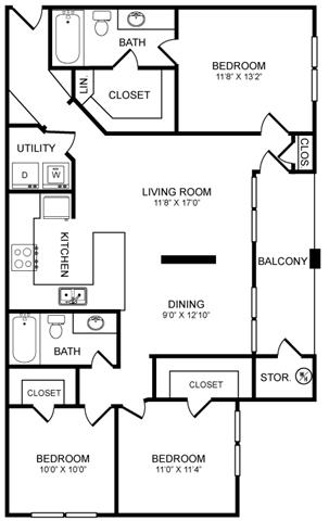 Floorplan - Highlands Hill Country