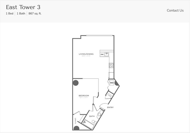 Floorplan - Residences at 1 Brown