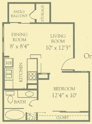 1BR/1BA - Milo