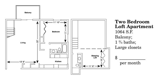 Floorplan - Cedar Glen Apartments