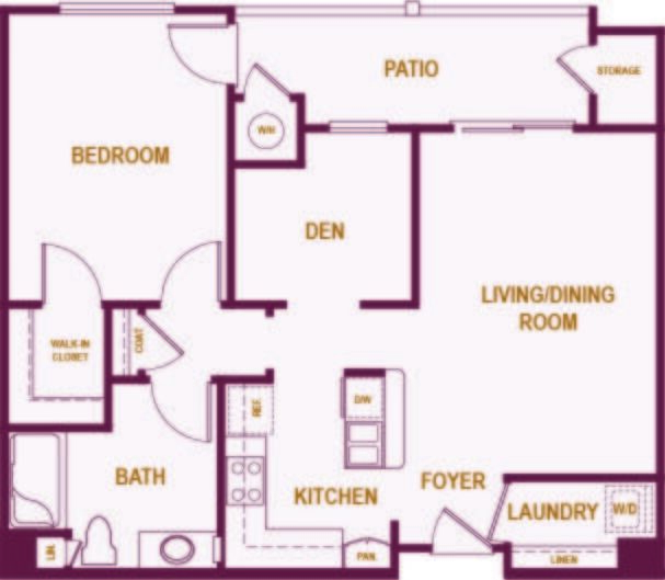 Floorplan - Oak View of Sonoma Hills Apartments