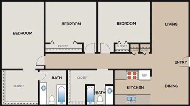 Floorplan - The Lily at West Ashley