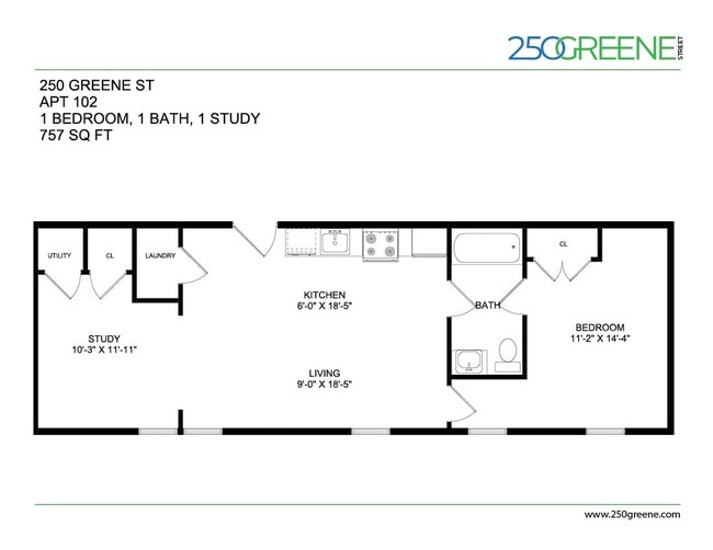 Floorplan - 250 Greene St