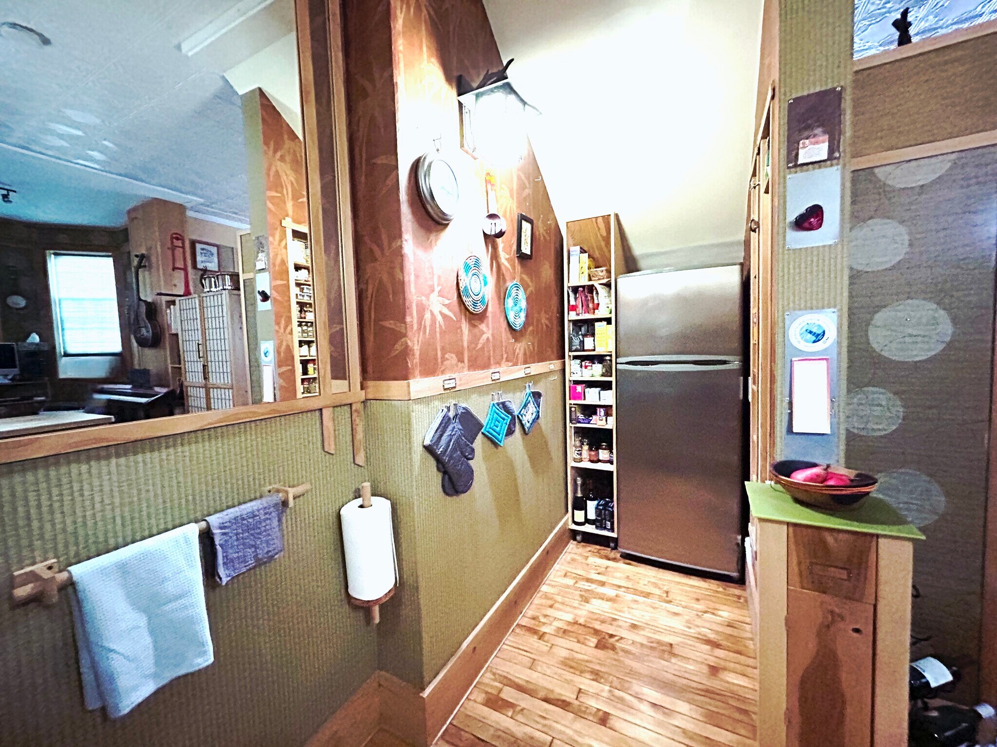 Kitchen with view of refridgerator - 241 Cumberland Ave