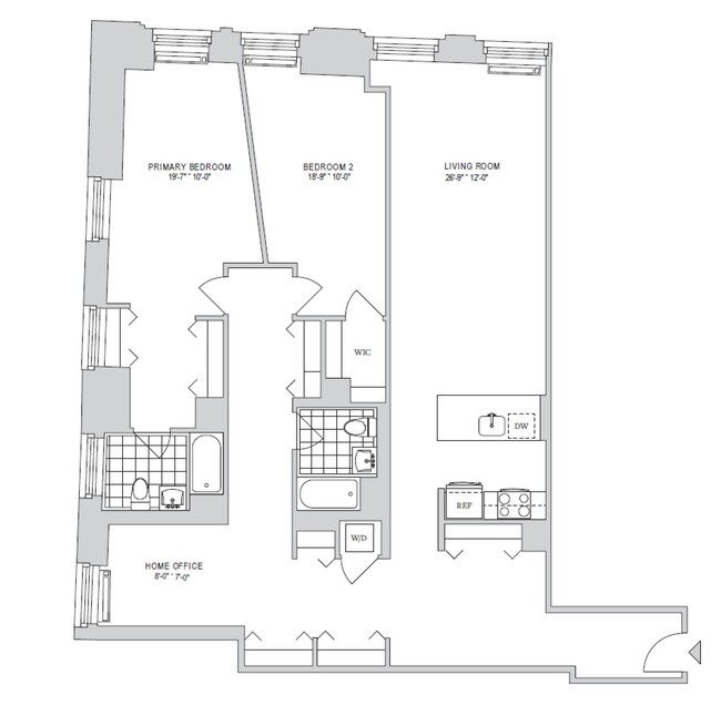 Floorplan - 70 Pine Apartments