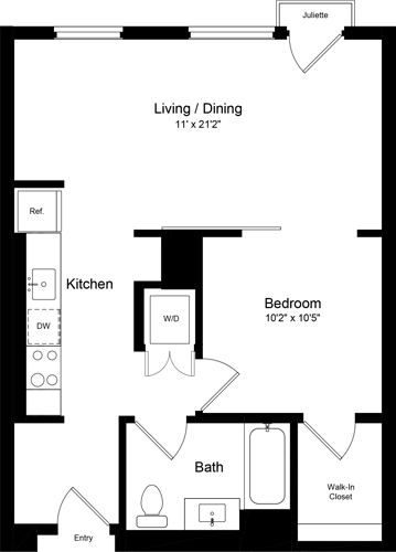 Floorplan - One Henry Adams