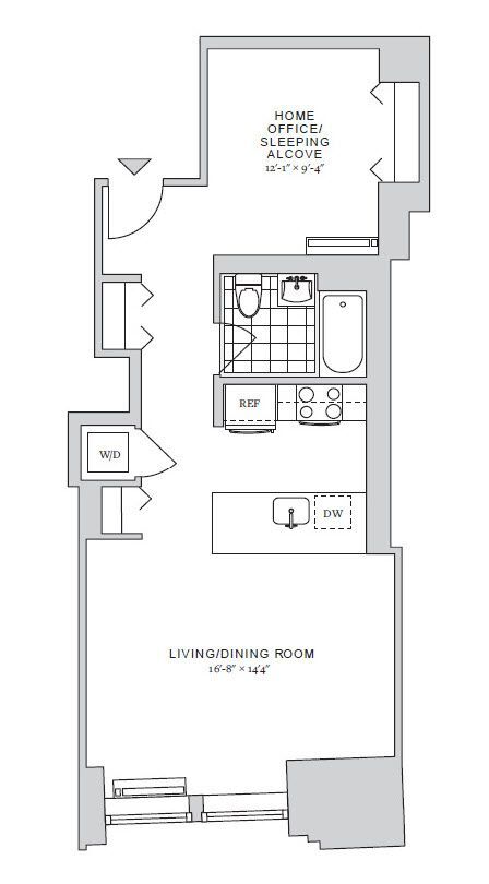 Floorplan - 70 Pine Apartments