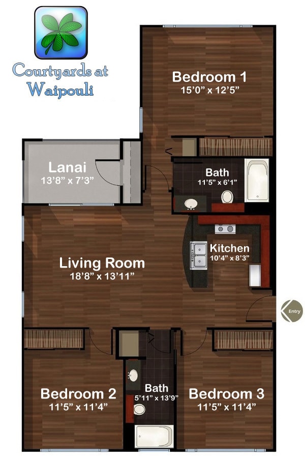 Floorplan - Courtyards At Waipouli