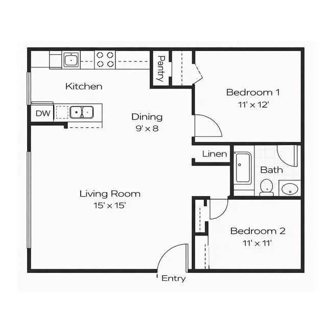 Floorplan - Indigo Apartments