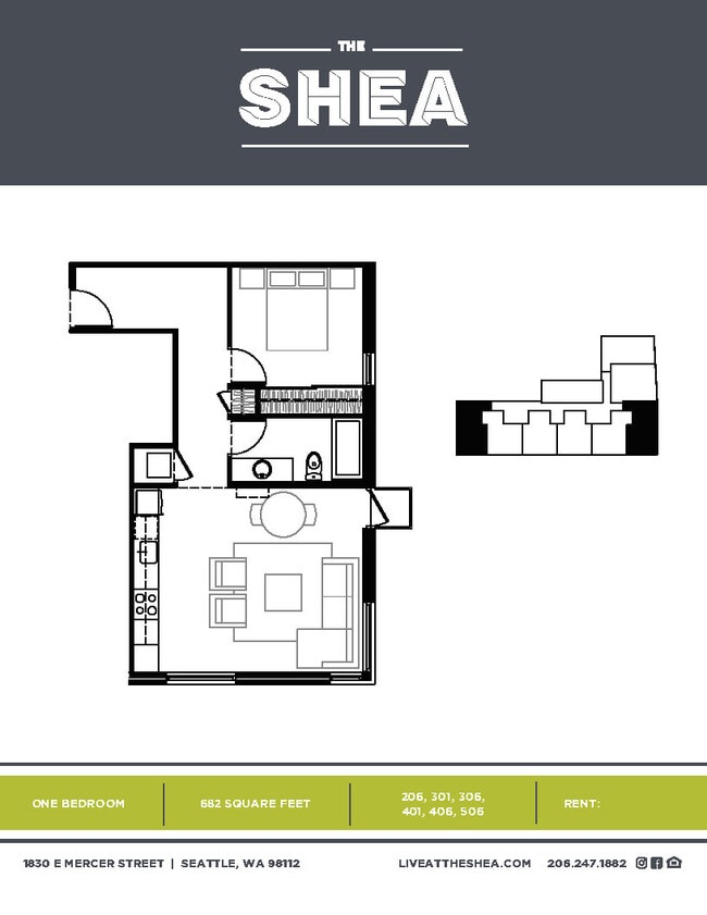 The Shea - 1 Bedroom - Apartments 01/06 - Shea