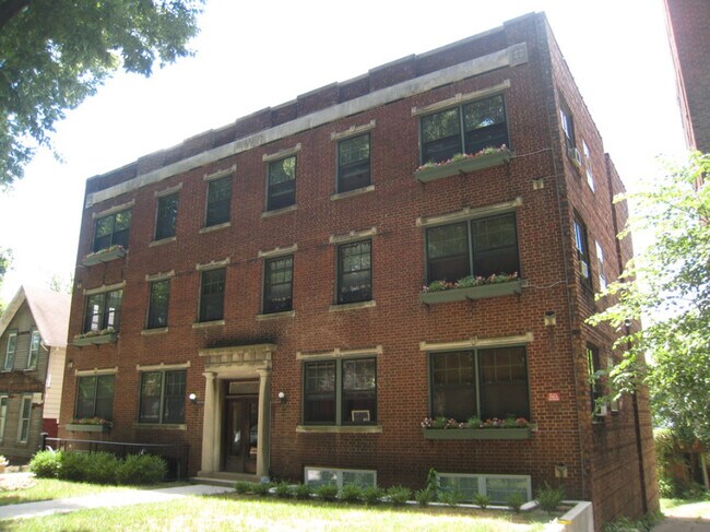 Three Story Brick Art Deco Building - 718 18th St