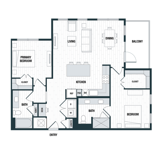 B2: 2bed 2bath - Altitude at Brooks