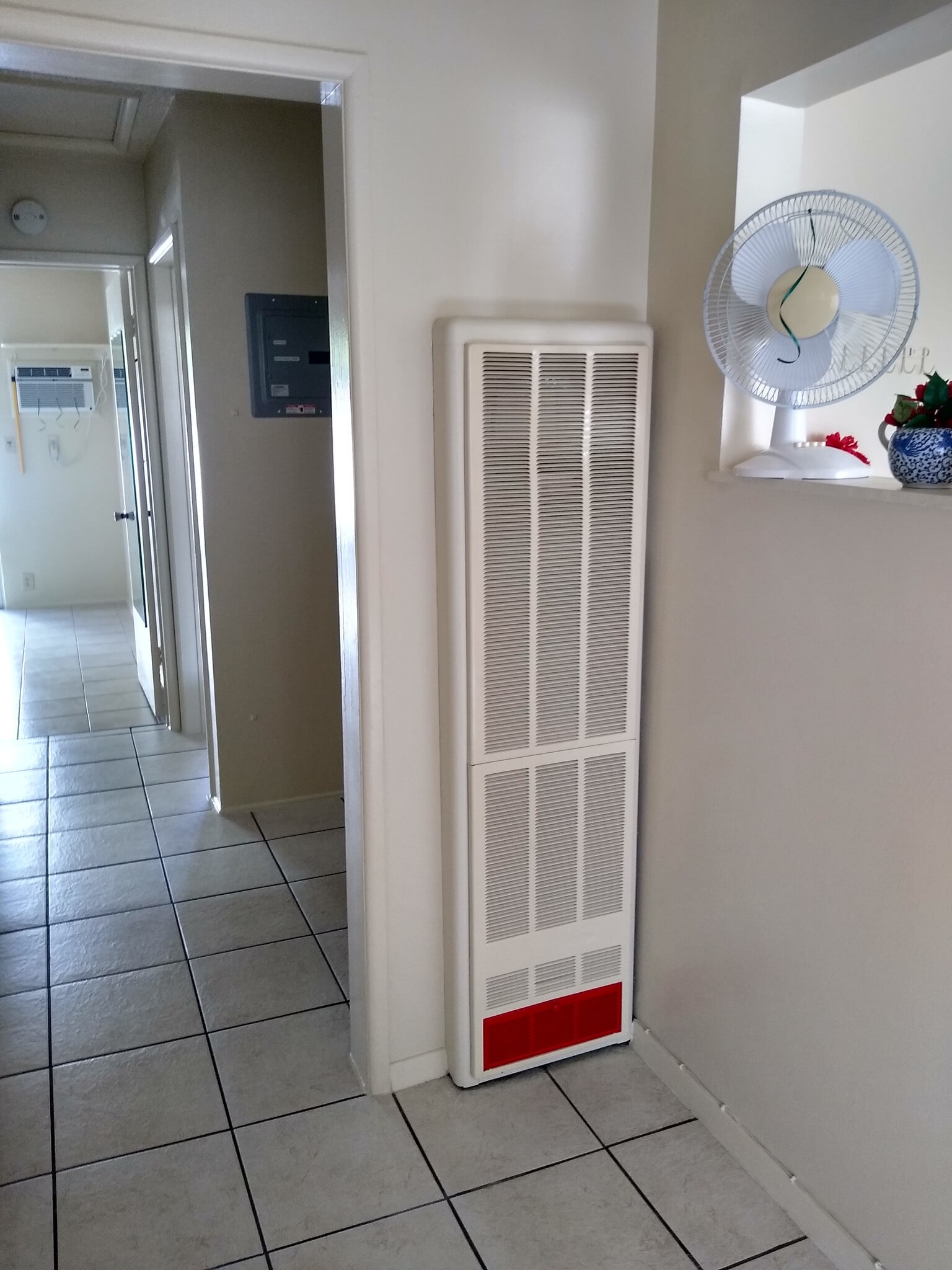 gas wall heater - double sided - 1843 E Palmyra Ave