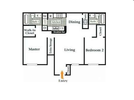 2BR/2BA - Wellington Woods