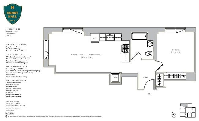 Floorplan - Henry Hall