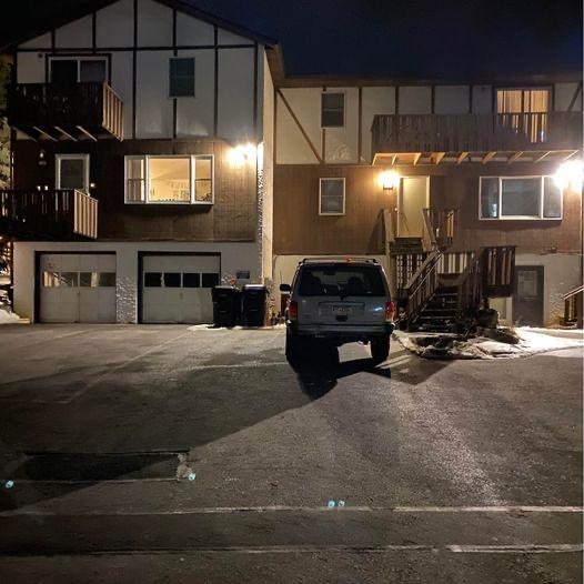Lights at Night at Front of Building. - 808 Southgate Dr
