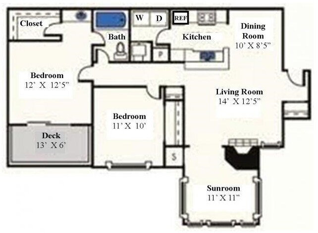 Floorplan - Park at Oak Ridge