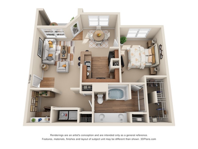 Floorplan - The Canyons Apartments