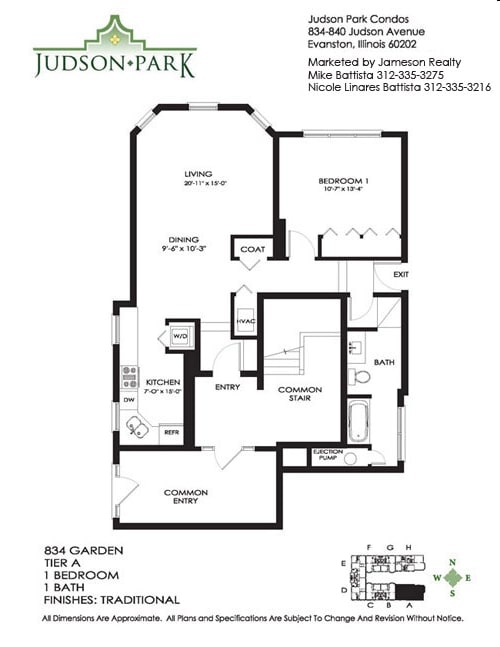 1BR/1BA - 834-40 Judson Ave.