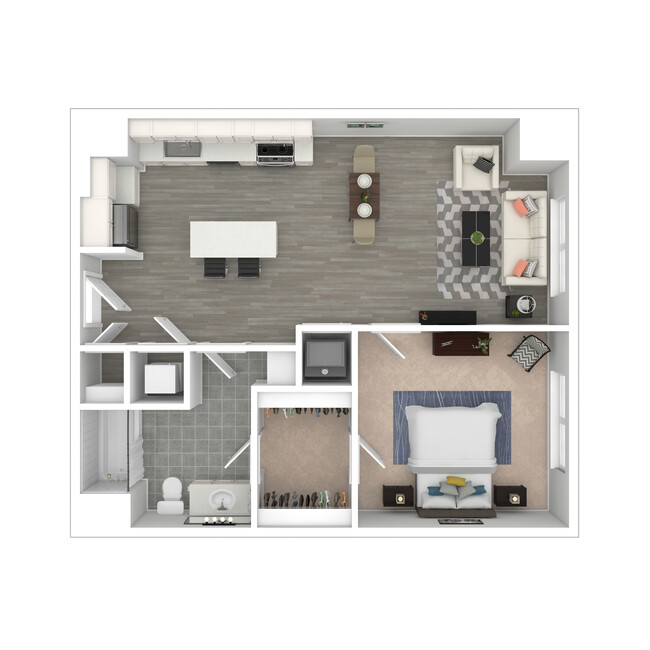 Floorplan - Residences on the Lane - 62+