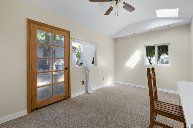 Detached room set up as office - 228 N Pueblo Ave