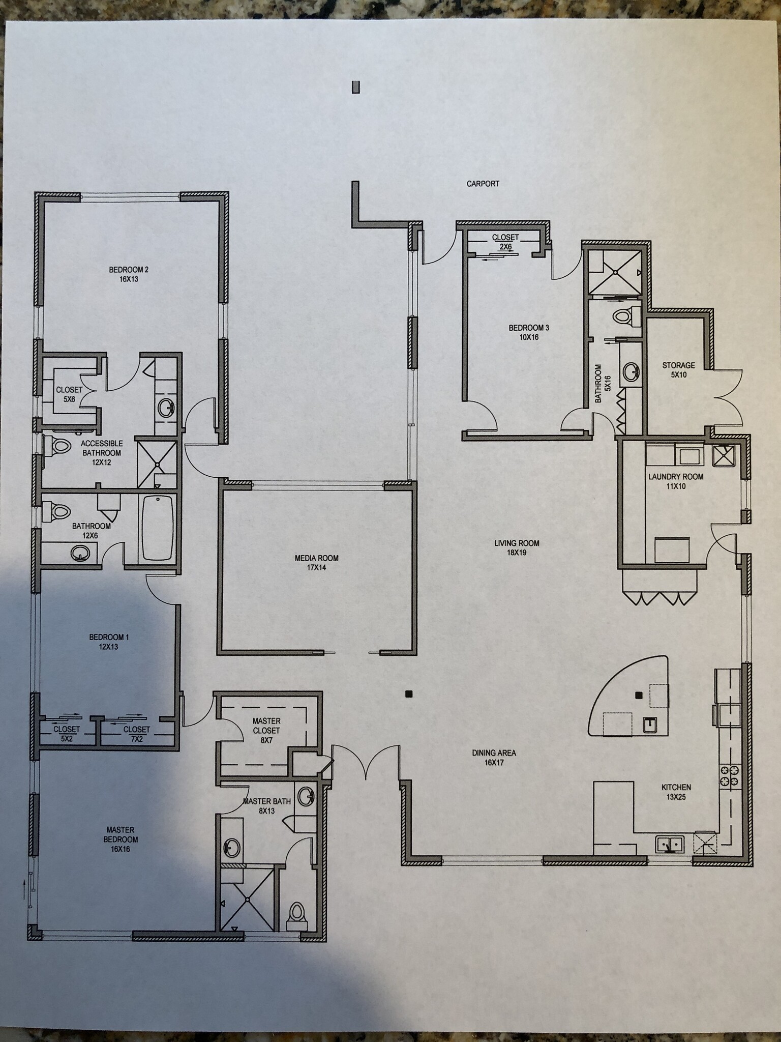 Floor Plan - 3619 Braeswood S Blvd
