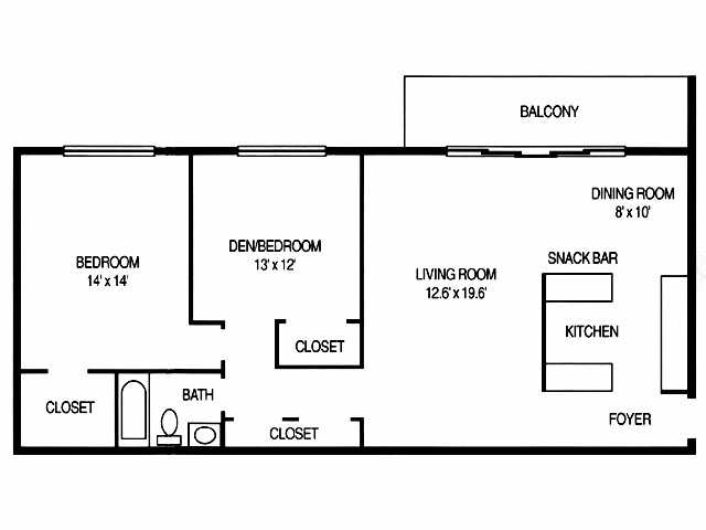 2BR/1BA - Laurelton Court