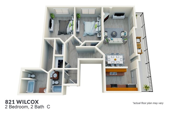 Floorplan - 821 Wilcox