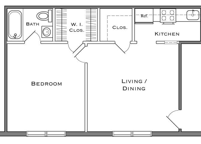 Floorplan - Mystic Point Apartments