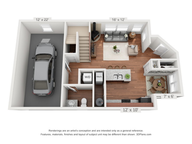 Floorplan - Ironhorse Apartments