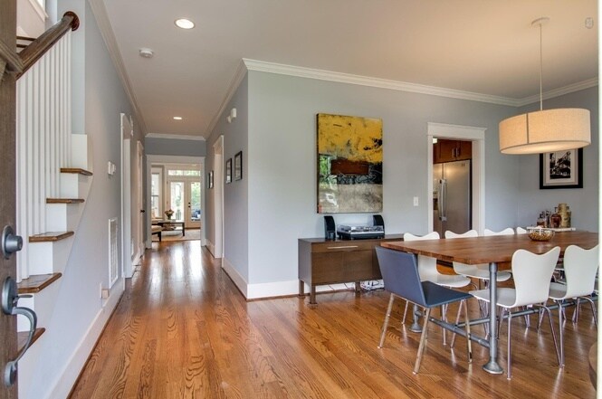 Dining Room and Downstairs Hallway - 925 S Douglas Ave