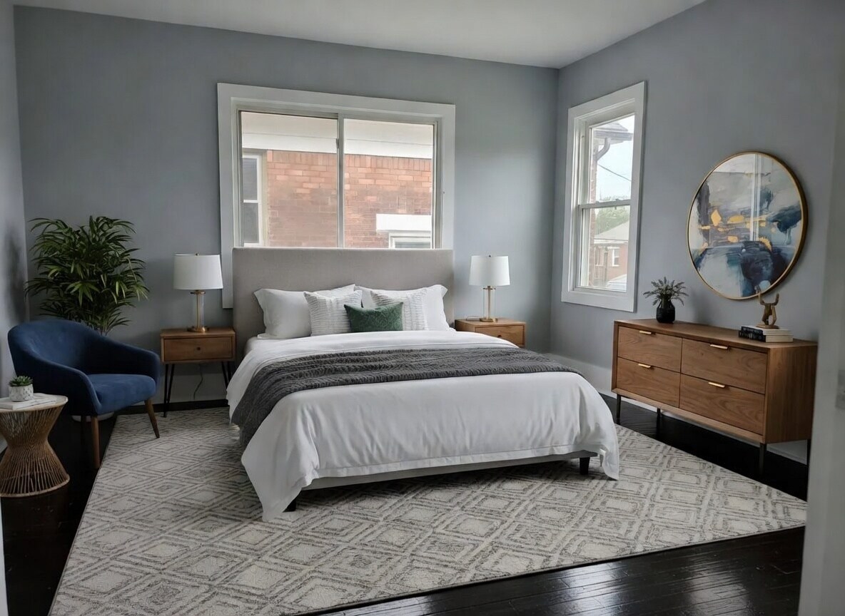 Bedroom. Image is virtually staged - 2030 Hazelwood St