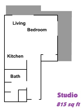 Studio - Mercerview Apartments
