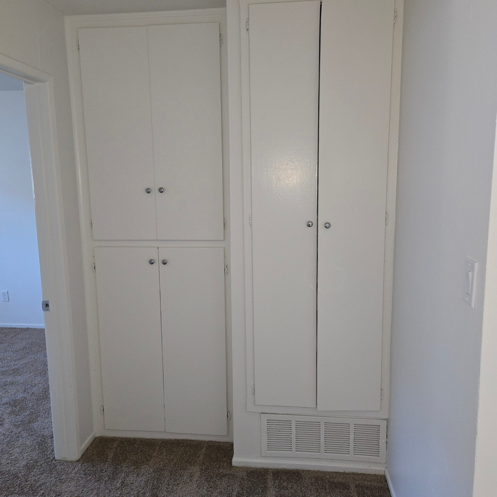 linen cabinets and forced air heating - 2613 Andover Ave