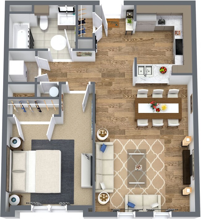 Floorplan - A.O. Flats at Forest Hills