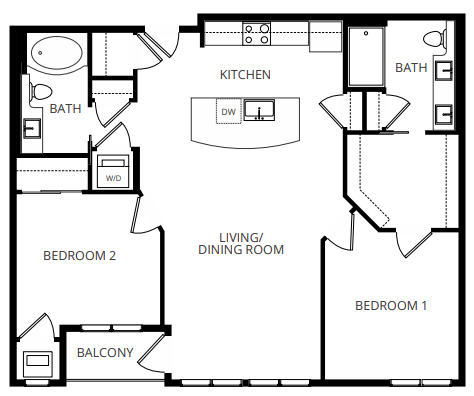 Floorplan - Gatsby Apartments
