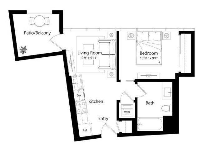 Floorplan - Lincoln/Broadway