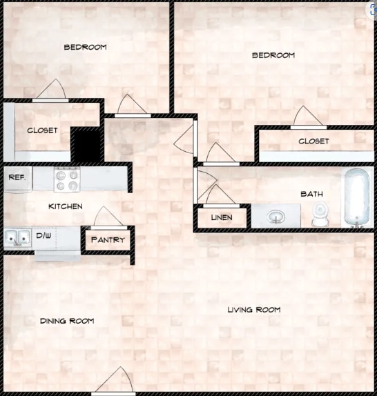 Floorplan - Unity Pointe Apartments