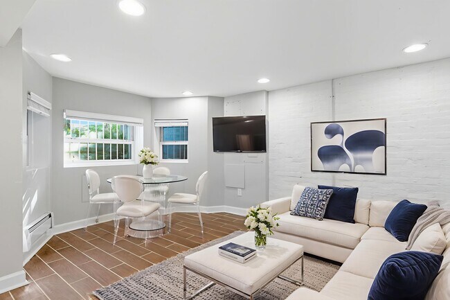 Living room (virtually staged) - 2604 Mozart Pl NW