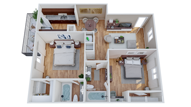 Floorplan - Element Austin Apartments