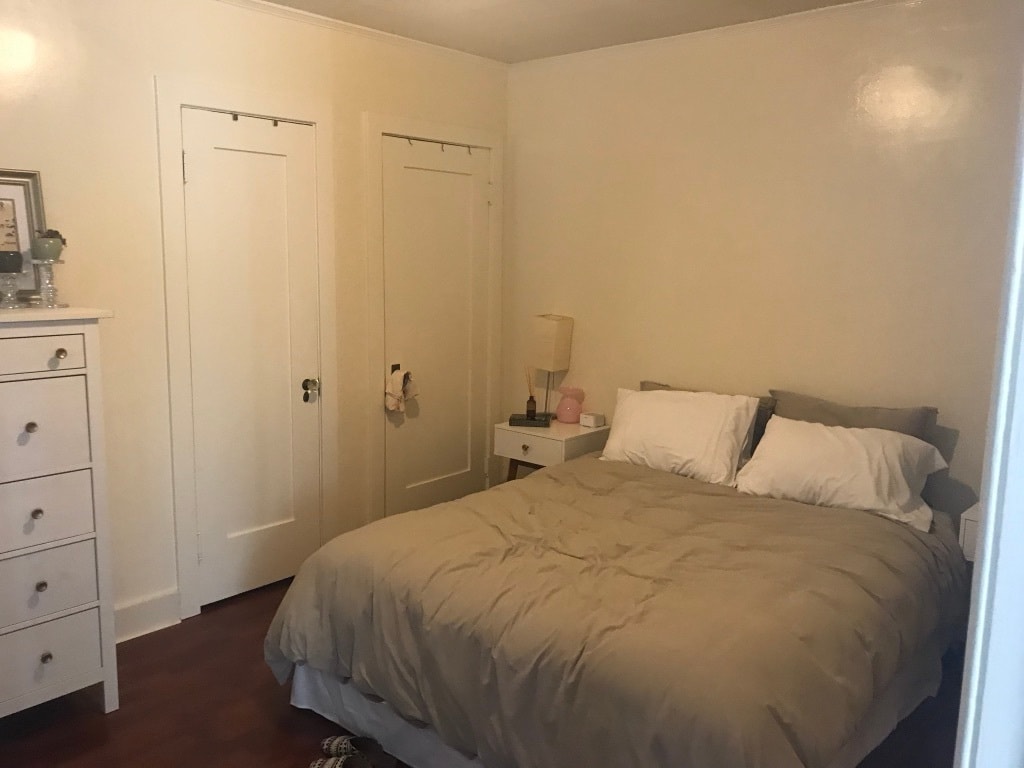 Bedroom has 2 closets including one with built-in dresser - 1236 10th St