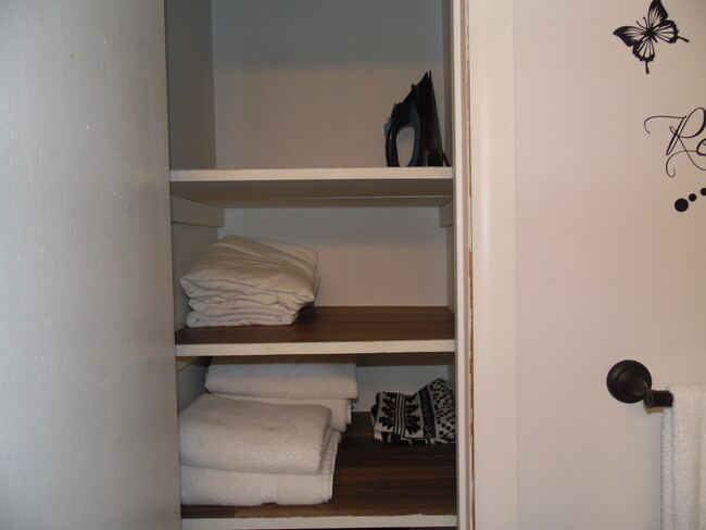 Linen Closet - 81 Pine Tree Ln