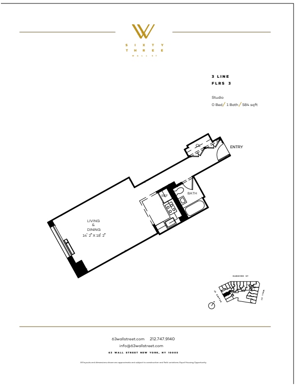 Floorplan - 63 Wall Street