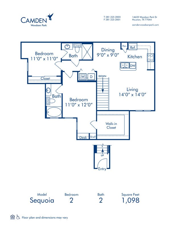 Floorplan - Camden Woodson Park