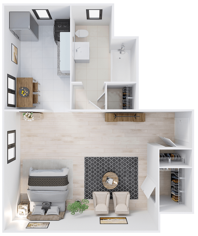 Floorplan - Kimbrough Towers