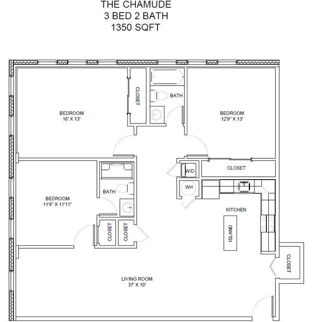 Floorplan - O'Donnell Apartments