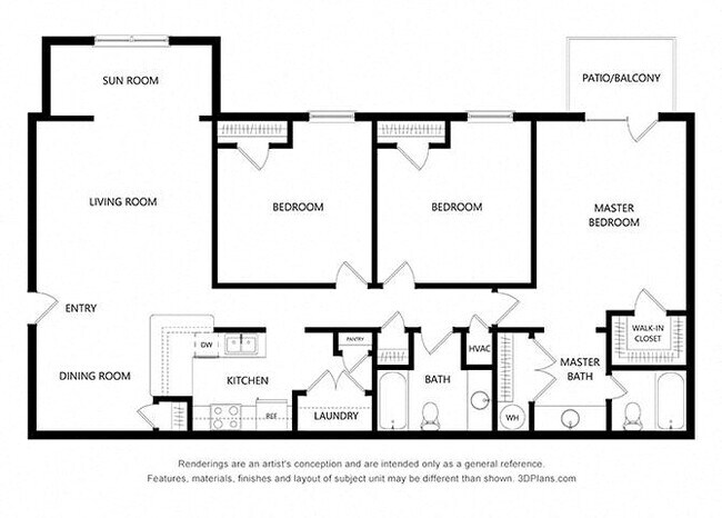 Floorplan - Fulton Pointe Apartments