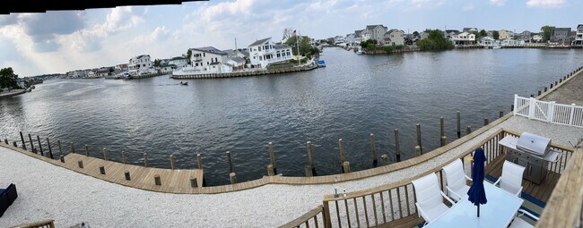 Panoramic view from upper floor deck - 220 Catherine Ln